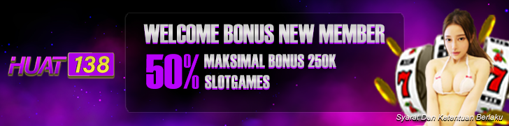 Welcome Bonus New Member 50%